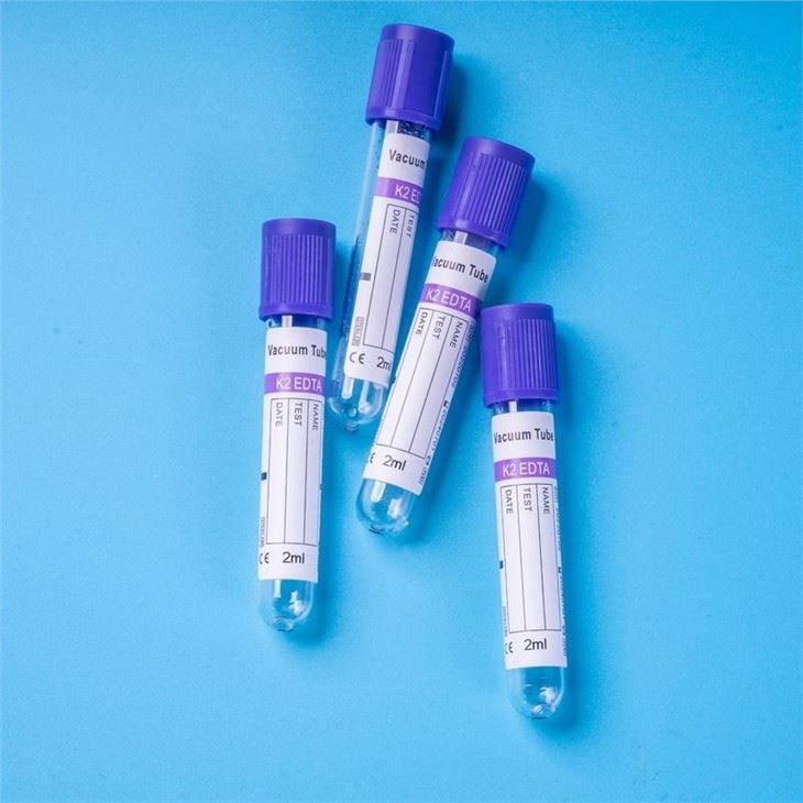 Disposable Serum Blood Collection Tube Purple EDTA K2 K3 Tube