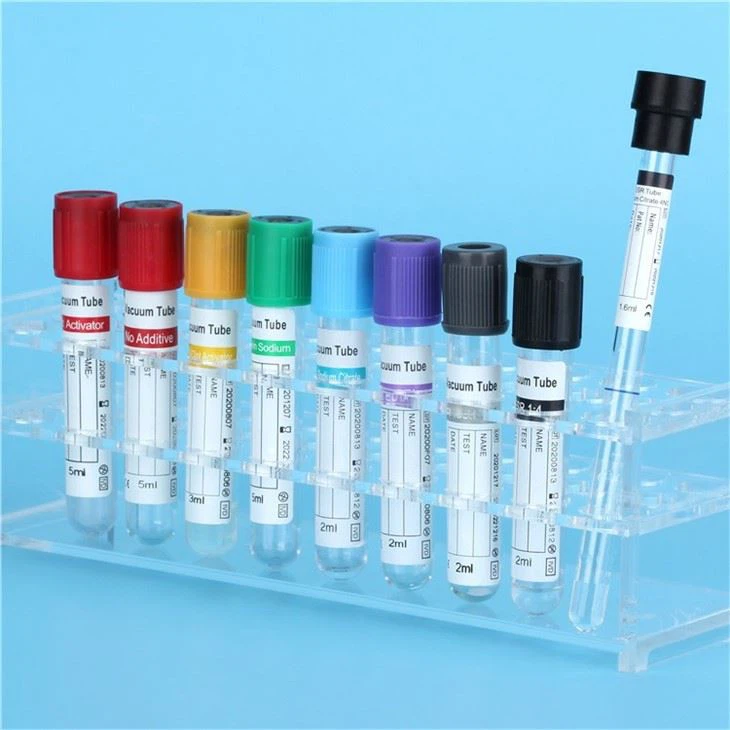 Plain Tube Red Top Vacuum Blood Collection Tube