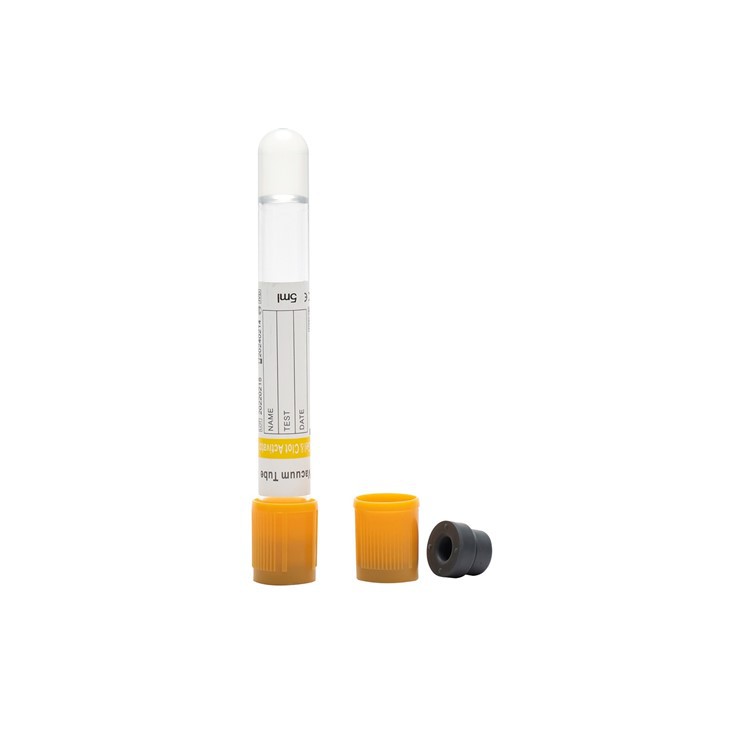 Vacuum Blood Colletion Tube Gel & Clot Activator Yellow Cap