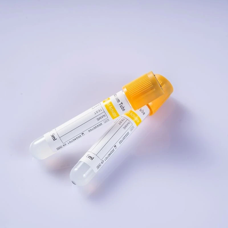 Separate Gel/Coagulant Tube