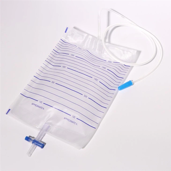 Disposable Anti-Reflux Urinary Bag 2000ml factory