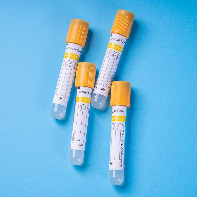 Gel & Clot Activator Blood Tube Yellow Cap manufacturers