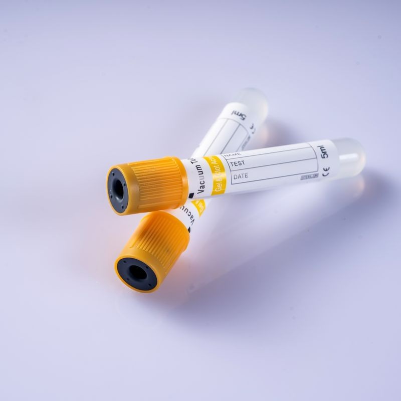 Gel & Clot Activator Blood Tube Yellow Cap suppliers