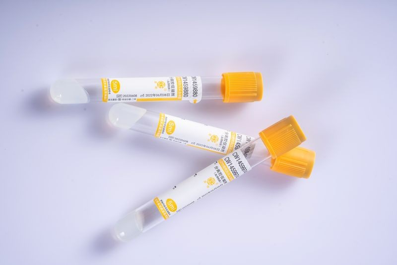Gel & Clot Activator Blood Tube Yellow Cap factory