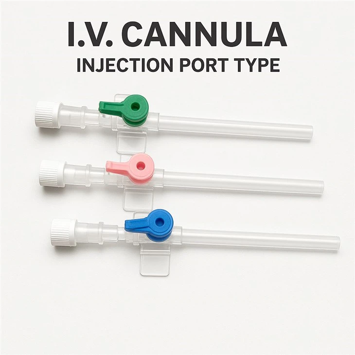 I.V. Cannula Catheter Injection Port Type