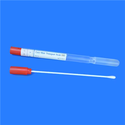 Cary-Blair Swab With Gel Transport Medium Disposable Swabs Bacteria Sampling Specimen Viscose And Cotton Swab