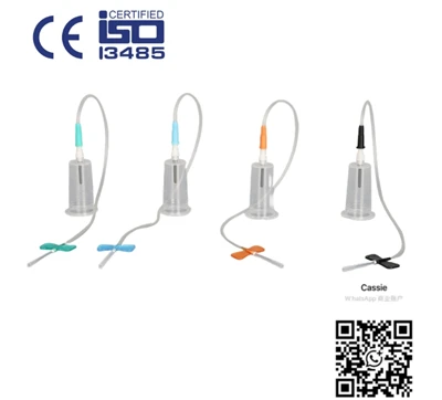 Disposable Butterfly Needle Holder For Vacuum Blood Collection Needles