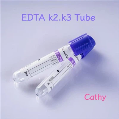 EDTA K2 K3 Blood Collection Tube Purple Cap