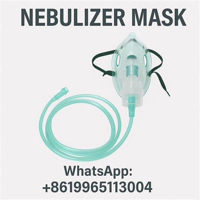 Nebulizer Mask With Nasal Oxygen Catheter
