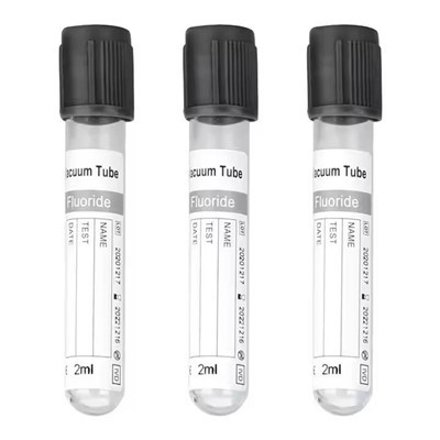 Whole Blood Collection Tube ,medical Grade Disposable Vacuum Blood Collection Tubes , Grey Top Glucose Tubes CE/ISO Certified
